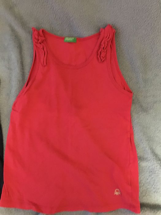 2 bluzki bez rękawków Benetton, 128