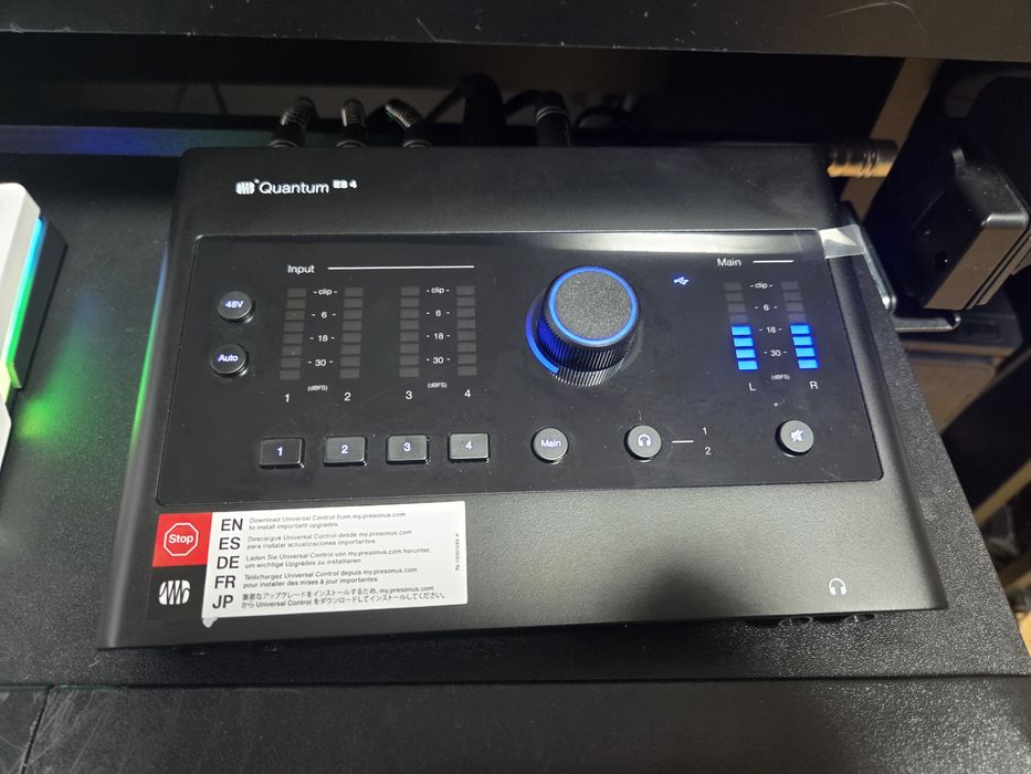 Interfejs audio PreSonus Quantum ES USB- C na gwarancji.