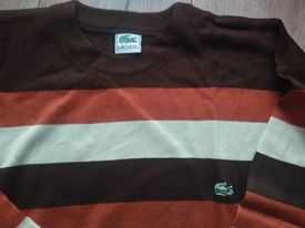 Swetr sweterek męski cienki Lacoste XL