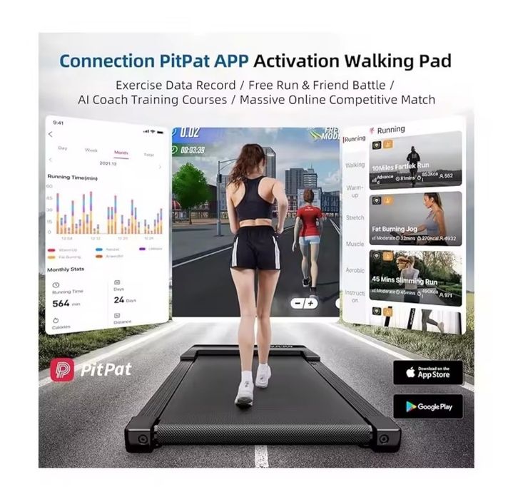 Бігова доріжка для ходьби 6км/год Superun Walking Pad до 120 кг