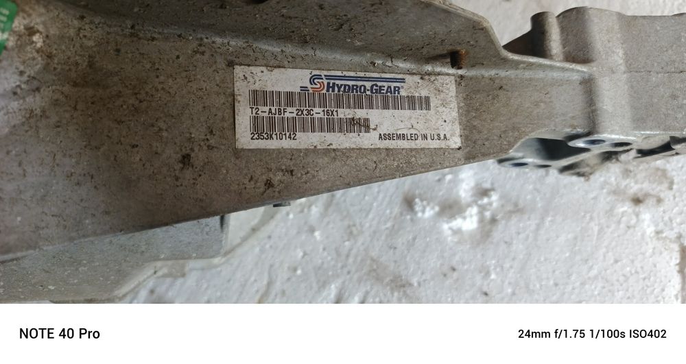 Kosiarka traktorek skrzynia Hydro-Gear T2#castel garden# gwarancja#