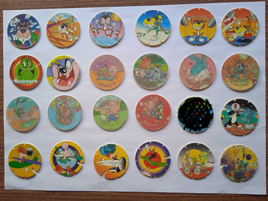 Tazos Matutano Chester e Looney Toones