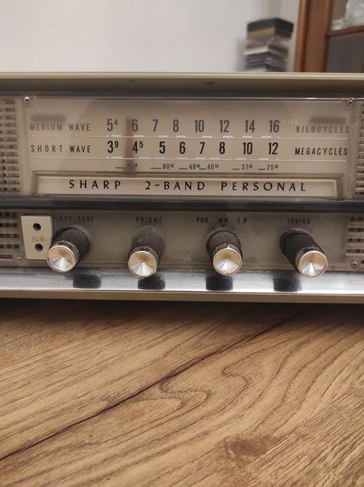 Rádio Vintage Sharp UL-131 2-Band Personal – Liga, para Reparação/Restauro
