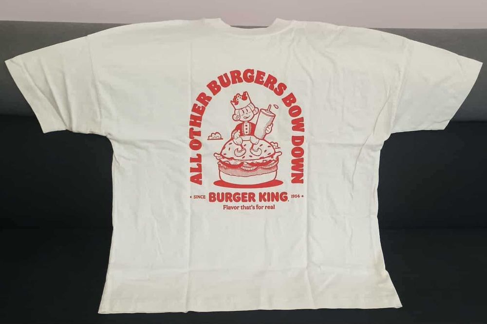 T-shirt koszulka z krótkim rękawkiem Burger King oryginalna