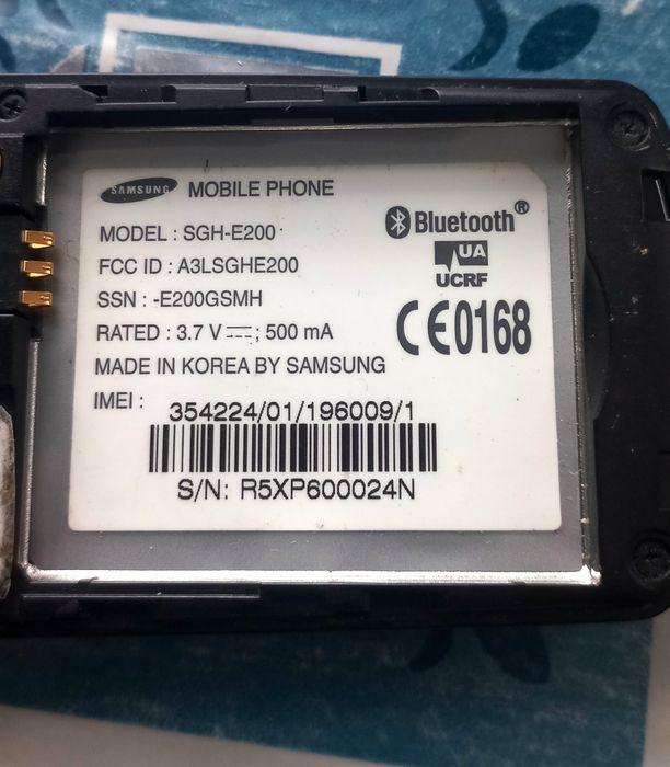 Samsung SGH-E200. Made in Korea. Полностью рабочий, в коллекцию!
