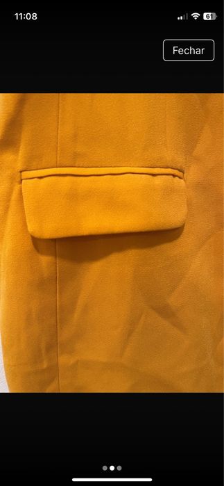 Blazer amarelo torrado