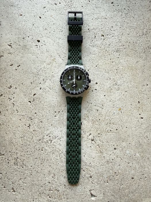 Swatch Irony Chronograph Verde Militar Original