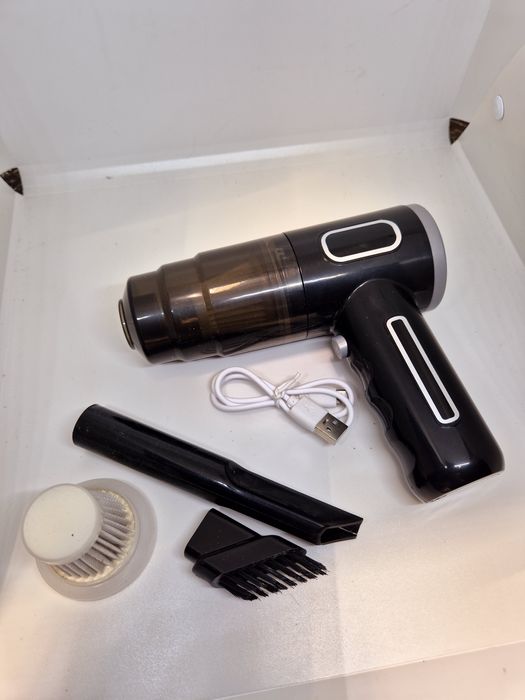 Mini ręczny odkurzacz samochodowy bezprzewodowy odpylacz  auto stolik