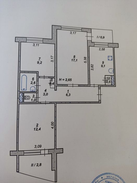 Продам 3к квартиру на Солнечном