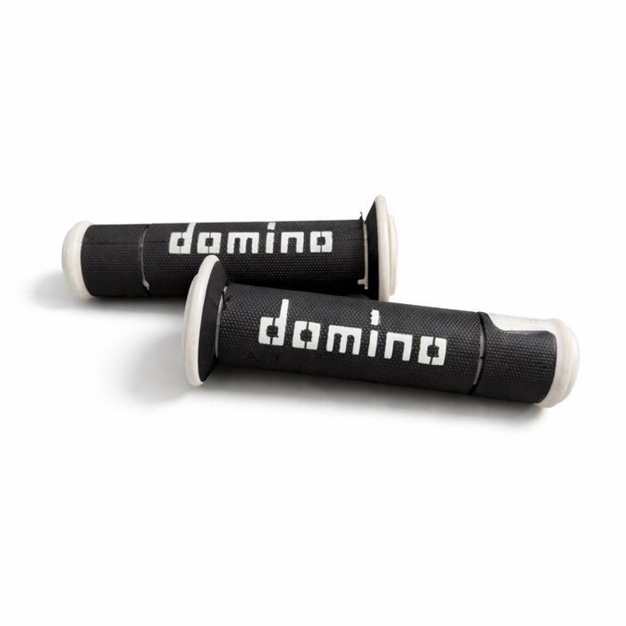 Гріпси Domino білі на мотоцикл