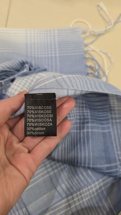 Nowy długi szal z wiskozy