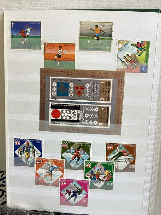 Album de selos formato A 4. Tematicos.