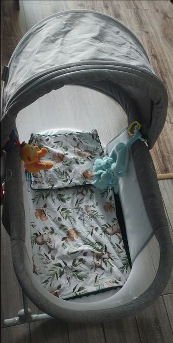 Leżaczek kołyska łóżeczko turystyczne 3w1 Kinderkraft