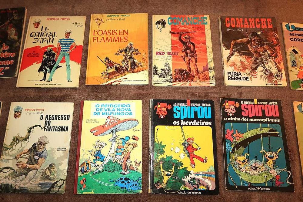 Livros Bd Banda Desenhada antigos vintage raros