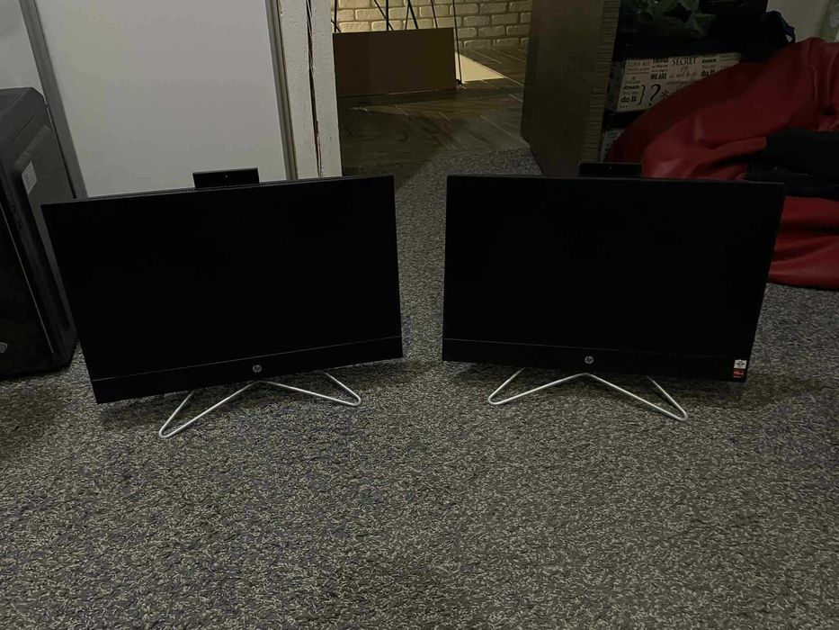 Dwa Komputery HP AiO HP 24 AMD Athlon 3150U 4GB 256GB SSD