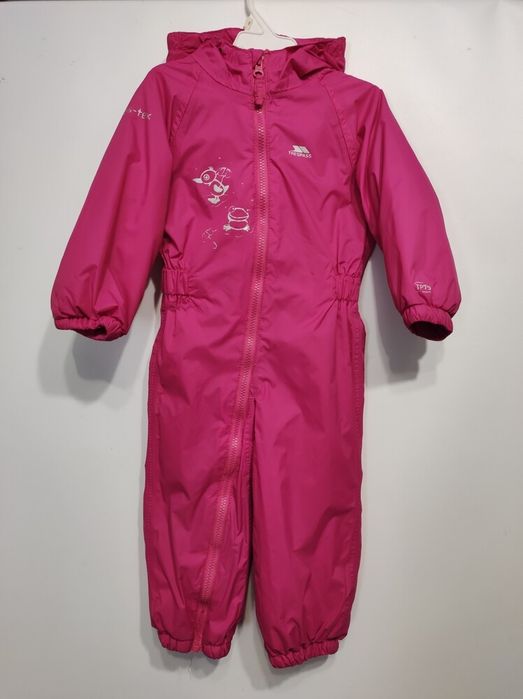 Trespass демисезонный ветро-влагонепроницаемый комбинезон на флисе
