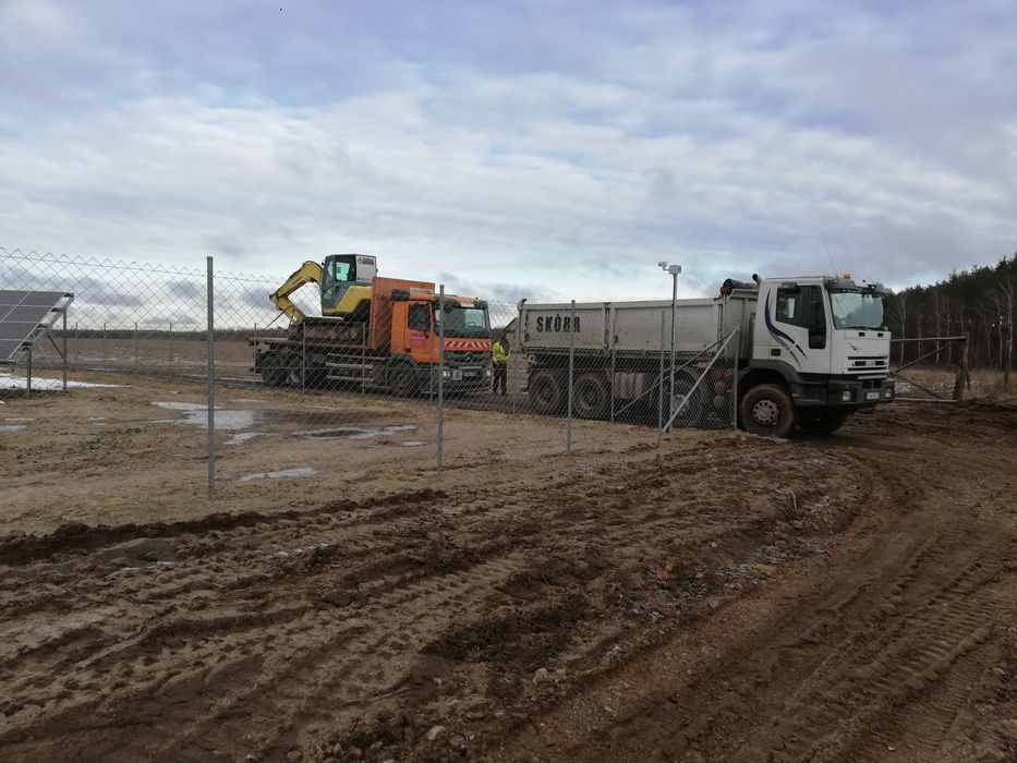 Usługi transportowe, wywrotka,niskopodwozie