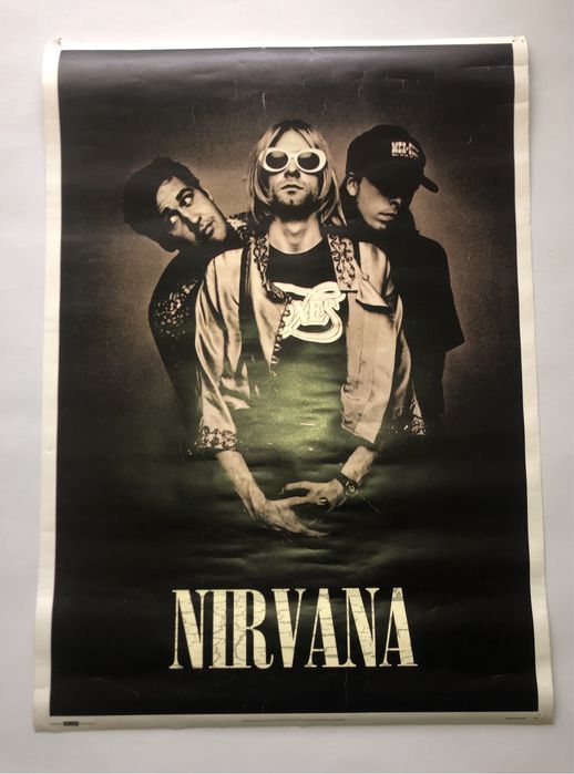Poster vintage Nirvana Oficial Splash / Giant  1994