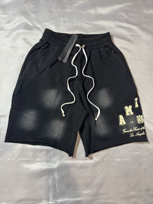 Шорти Amiri Brand New Black/White шорти амірі емірі НОВІ S-L  шорты мужские унисекс лето летние літні унісекс