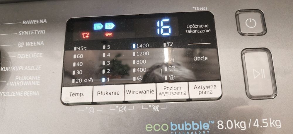 Pralko-suszarka Samsung Eco bubble add wash