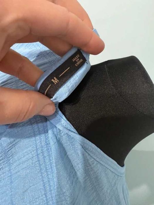 Błękitna niebieska długa sukienka maxi M też L na wesele,komunię, lato