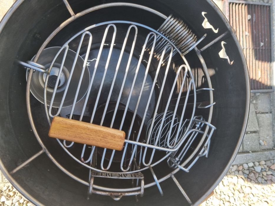 Beczka do wędzenia,  grill wędzarniczy, steak - beer