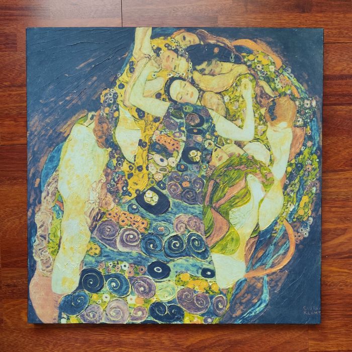 Printed Painting + Oil (Klimt Style)64564176745985120