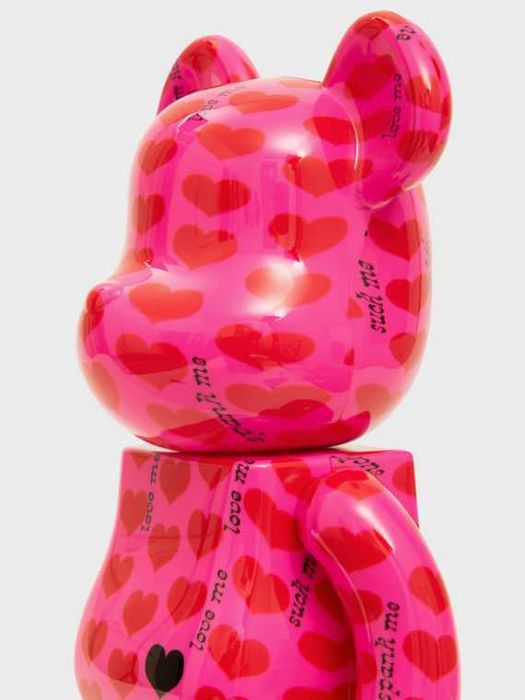 Medicom Toy Bearbrick x Hide Pink Heart 100% 400%