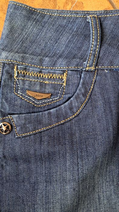 Nowa spódnica jeansowa mini szturmówka Lan Tian 36/38 kod290