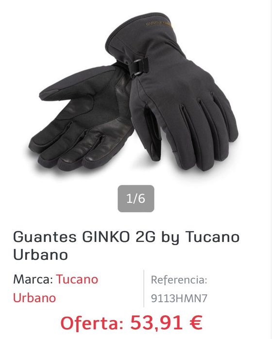 Luvas de moto novas