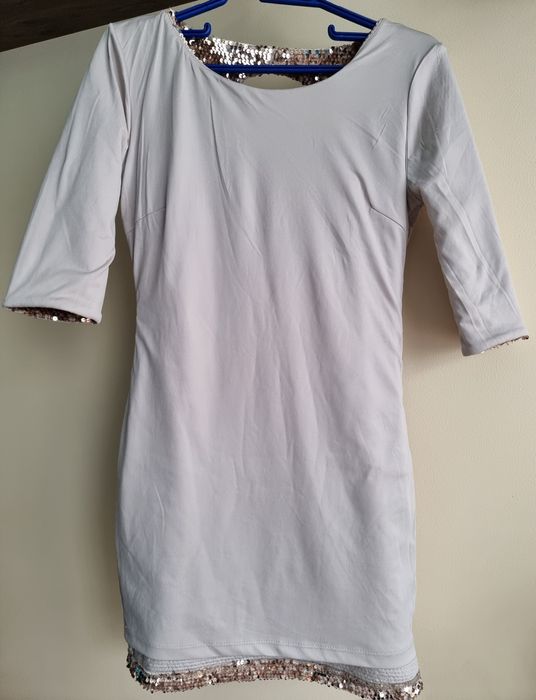 Sukienka złota cekiny rozm.36