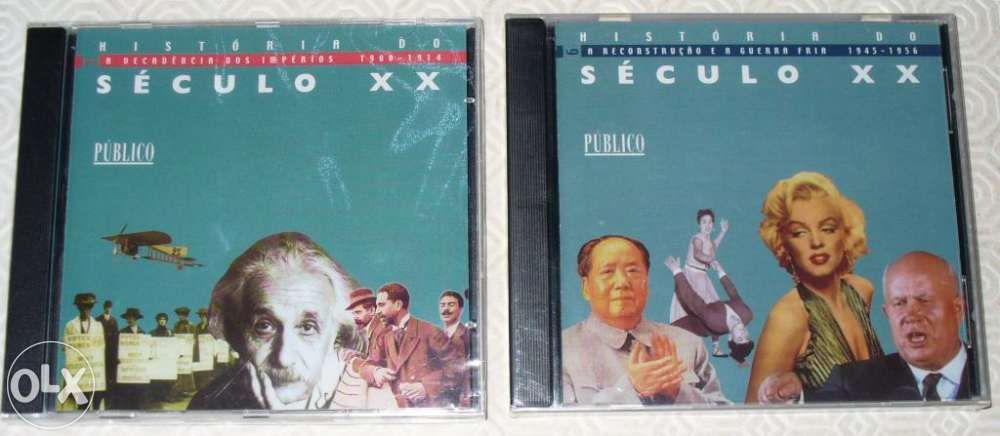 Historia do Seculo XX cd-rom vols 1,6,7,8,9 e 10 - col Publico