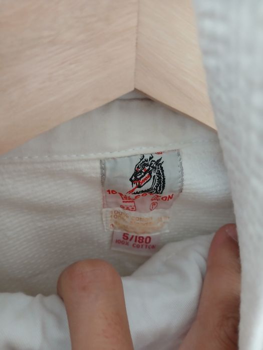 Kimono completo Dragão 100% algodão, branco, novo