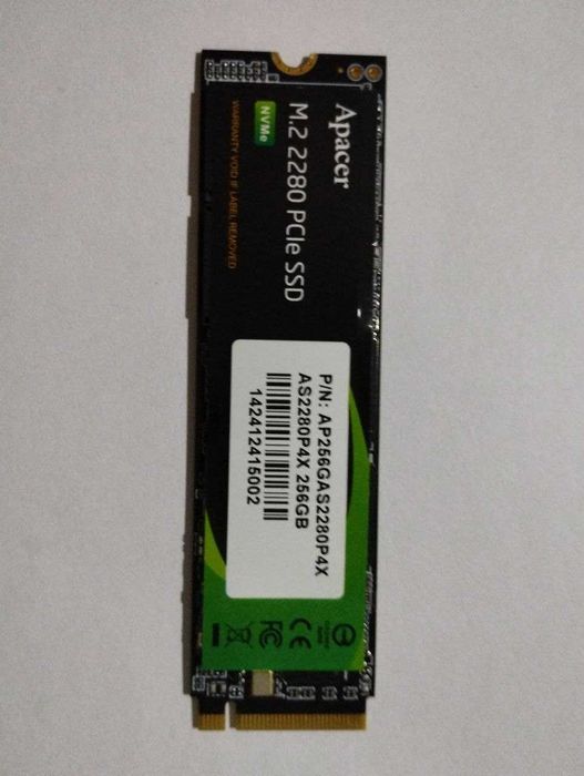 ssd 256GB 2280 Apacer б\у