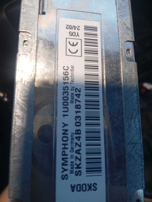 Radio skoda superb 1