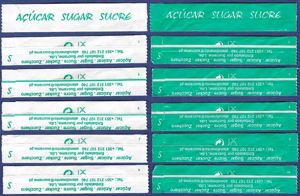 Pacotes de Açúcar - Série Sucrame 2025