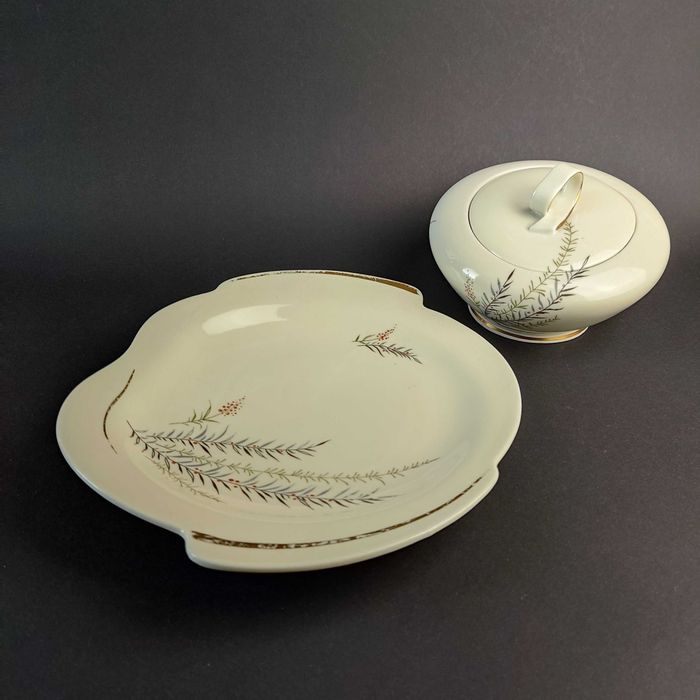 Półmisek i bomboniera Reichenbach - Art deco