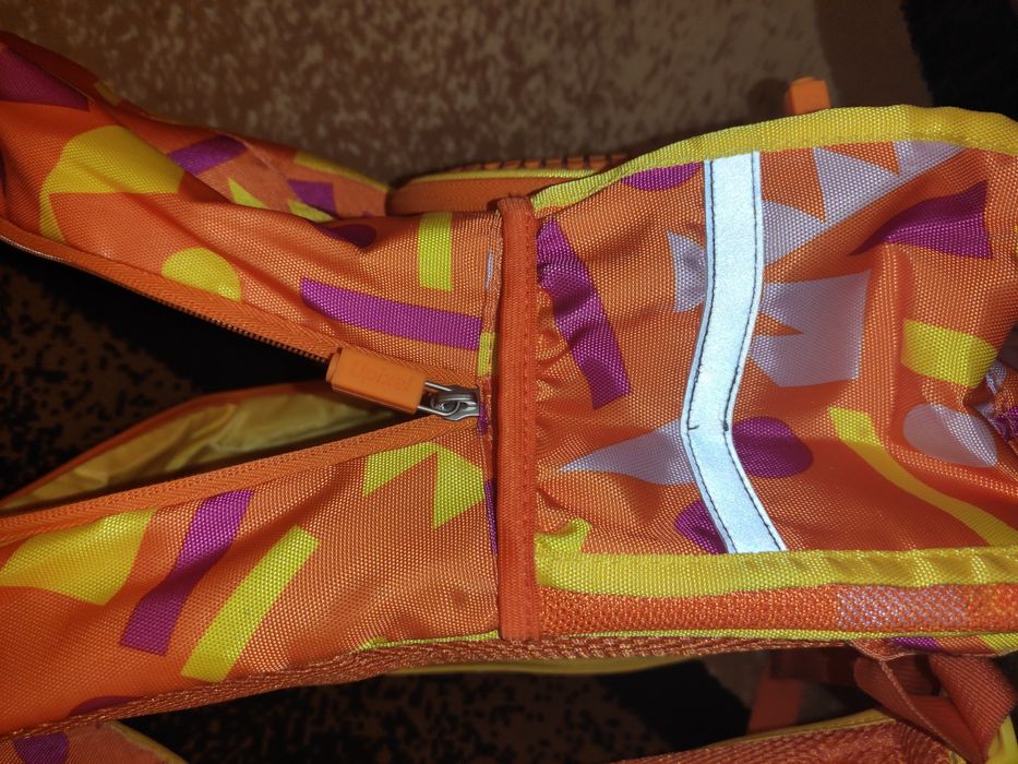 Школьный рюкзак для девочки Upixel Geometry Neverland Оранжевый б/у