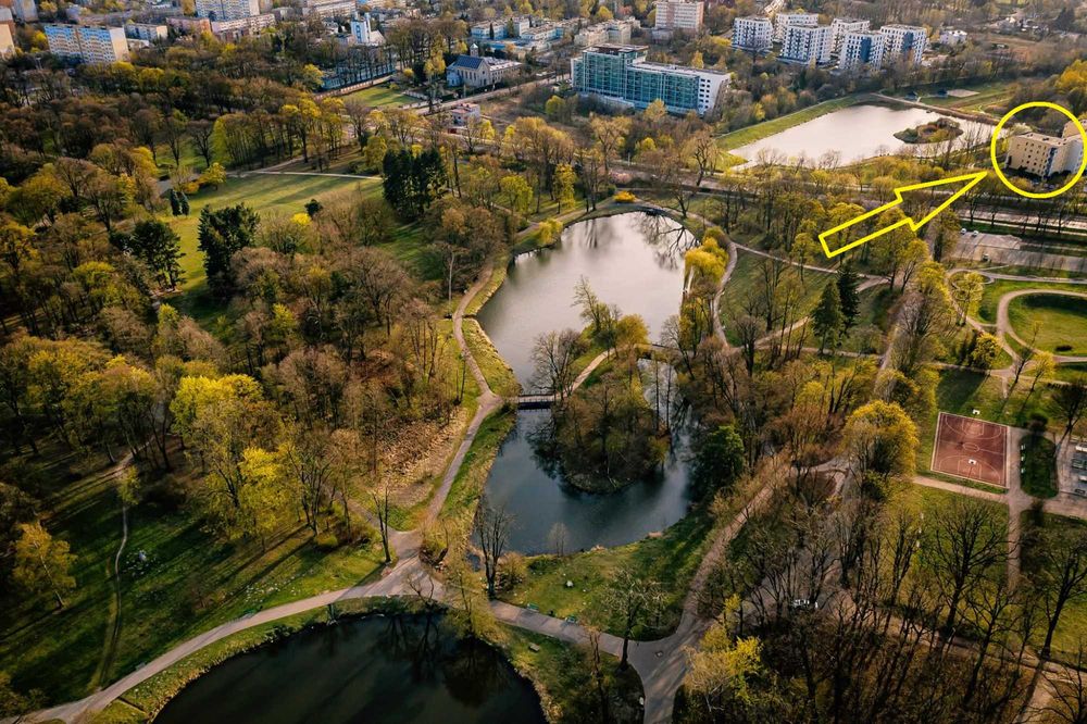 Do wynajęcia mieszkanie z widokiem z okien na staw! ul. Liściasta Łódź Bałuty! 4 pokoje - 75 m2 - Lodz - obok park, place zabaw