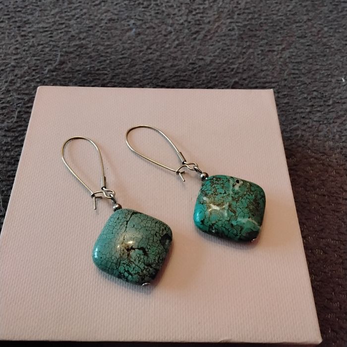 Kolczyki z turkusami