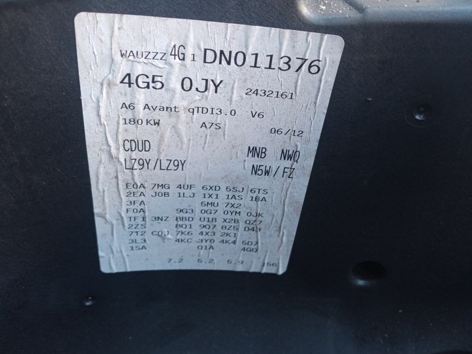 CDUD 3.0tdi Silnik kpl. Audi A6 A4 A7 C7 245KM LZ9Y