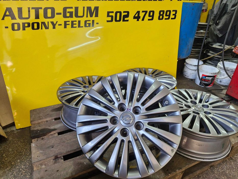 Alufelgi 5x110 16 Opel Meriva A B Astra H Vectra OE 6.0" x 16" ET40