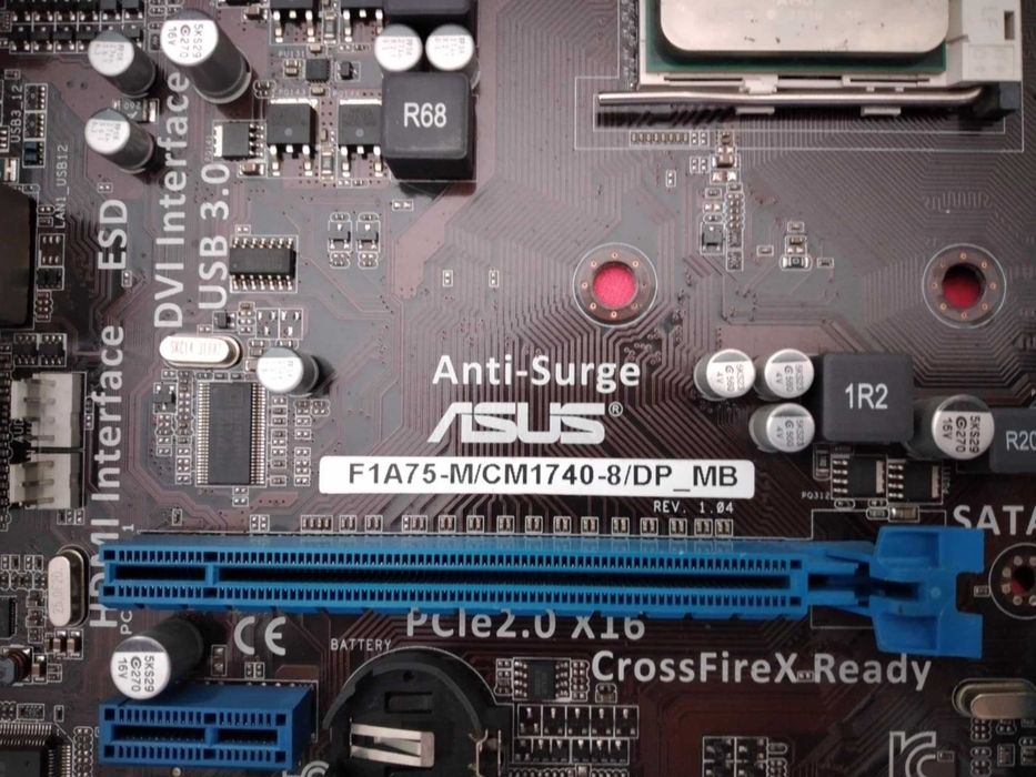 Asus F1A75-M/CM1740/DP MB