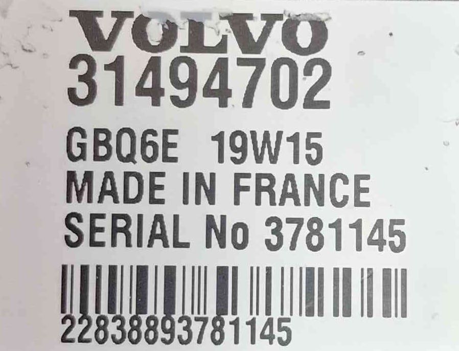 Módulo USB / AUX / IPOD 31494702 - VOLVO XC40