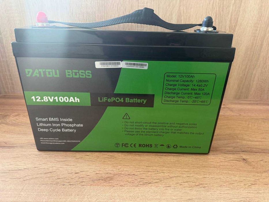 Литий-железо-фосфатный аккумулятор 12V 100Ah с BMS.‼️ LiFePO4