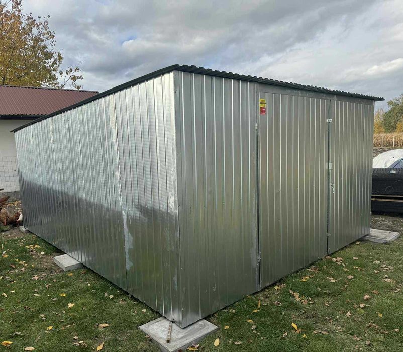 Garaż Blaszany 3x5 II gatunek LEGIONOWO