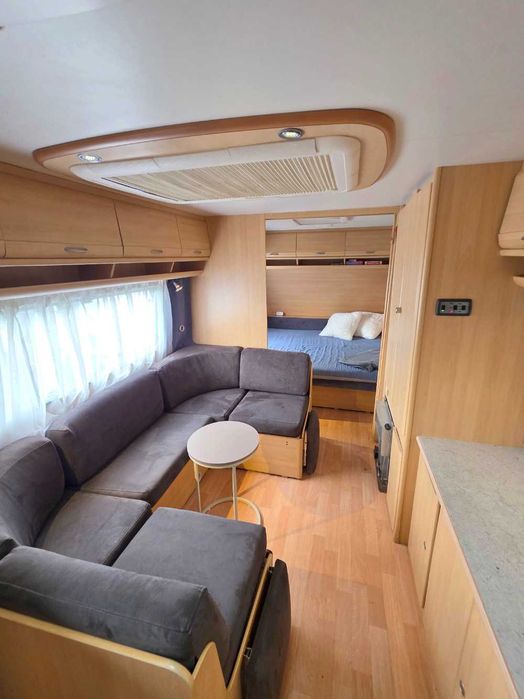 Duża dwuosiowa przyczepa kempingowa Dethleffs Camper 1999r