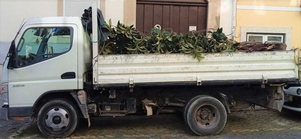 Remoção de entulho e resíduos inertes c/carrinhas