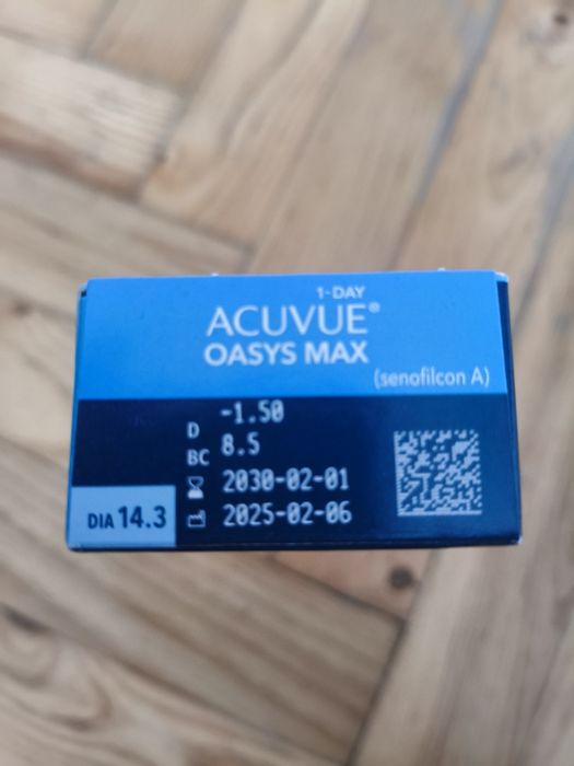 Soczewki kontaktowe -1.50 8.5