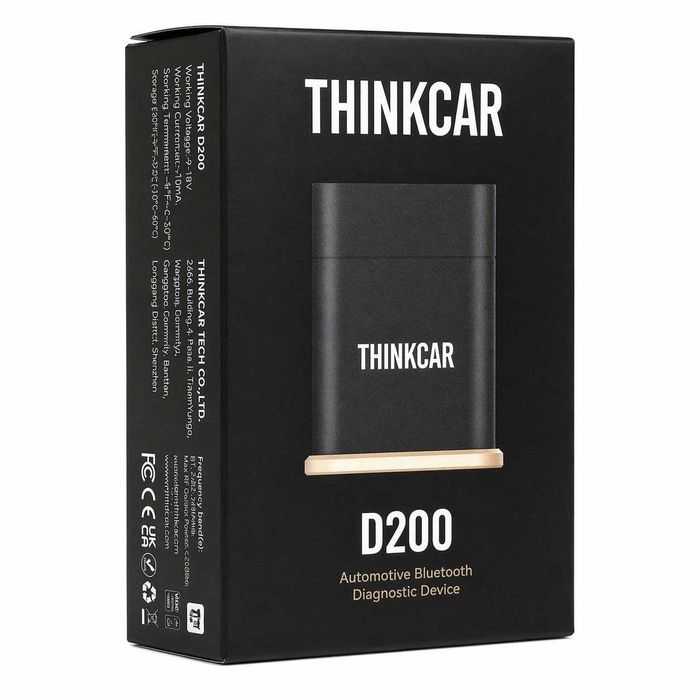 Автосканер Thinkcar D200 для Android, IOS НОВИНКА! сканер авто мультисканер мультимарочний сканер діагностика машини обладнання для сто оборудование